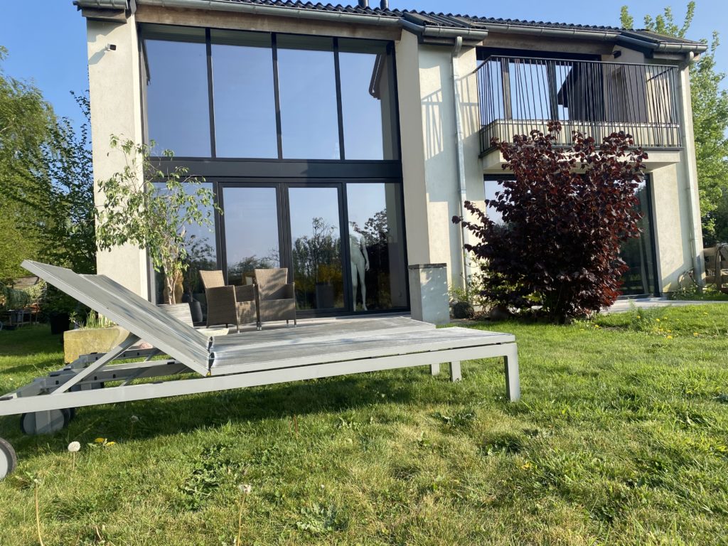 Art Bruges Guestrooms Lodge Loft Terras Lawn